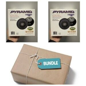 2 - Pyramid WH68 x 6.5" High‎ Power Paper Cone Woofer – 200W New